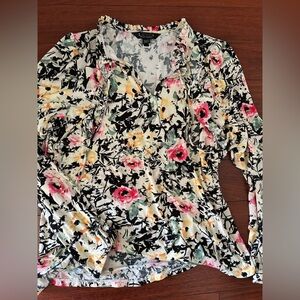 Ralph Lauren Multicolor Floral Blouse